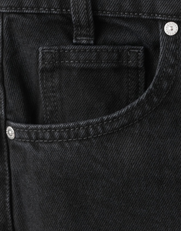 M.N.G - Wide-Leg Mid-Rise Jeans With A Crossover Waistband