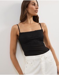Atmos&Here - Lola Lace Jersey Cami