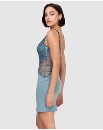 Oh!Zuza - V Neck Viscose & Lace Chemise