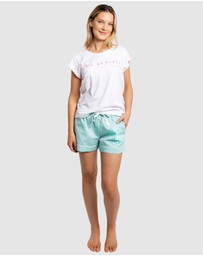 Sant And Abel - Women's Hepburn Gingham Mint Boxer Shorts