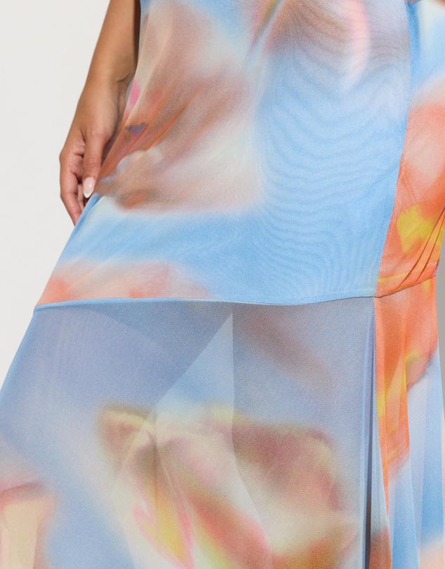Dazie - Tiarne Mesh Midi Dress