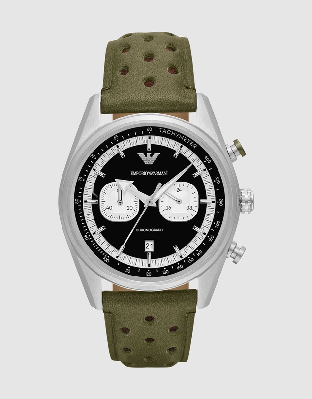 Emporio Armani - Green Chronograph Watch