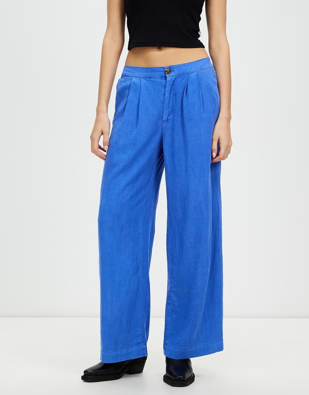 Brixton - Vintage Linen Wide Leg Pants