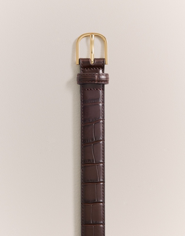 Trenery - Argil Belt in Chocolate