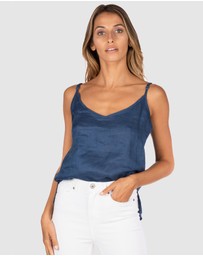 CAMIXA - CAMI-V linen Camisole Top