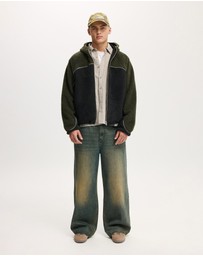Cotton On - Hooded Teddy Jacket