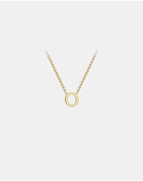 Zoe Olivia - 9K Gold Initial O Necklace