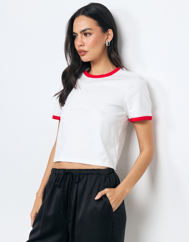 AERE - Bella Contrast T-Shirt
