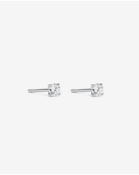 Michael Hill - 0.20 Carat TW Round Brilliant Laboratory-Grown Diamond Solitaire Stud Earrings in Sterling Silver