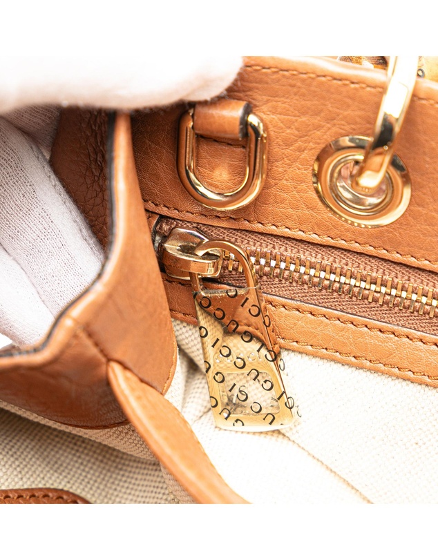 Pre-Loved by Azura Reborn - Pre-Loved Small Calfskin Bamboo Shopper Satchel