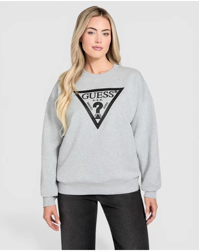GUESS - Triangle Glitter Sweatshirt
