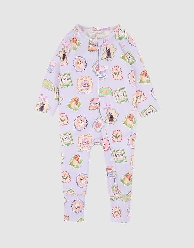 Fox & Finch - Winter Vacay LS Zipsuit - Babies