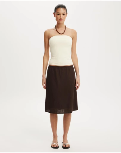 Cotton On - Haven Slip Midi Skirt