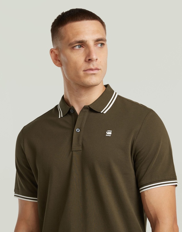 G-Star - Dunda slim stripe polo s\s