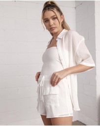 Dazie - Mellow Crinkle Shorts