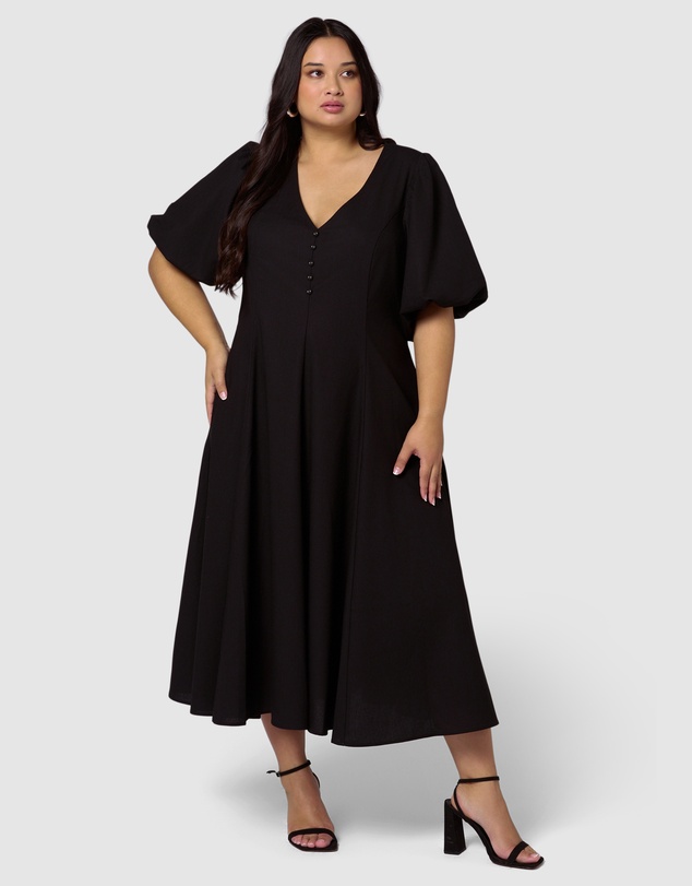 Pink Dusk by Curve Project - Ignition Midi Dress