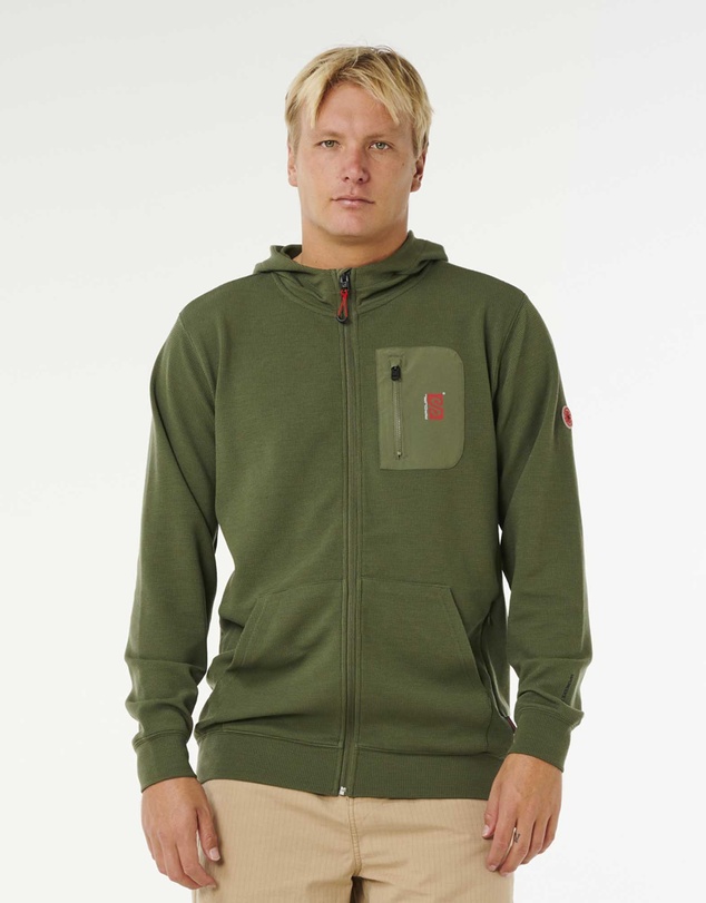 Rip Curl - Vaporcool Search Zip Through Hood
