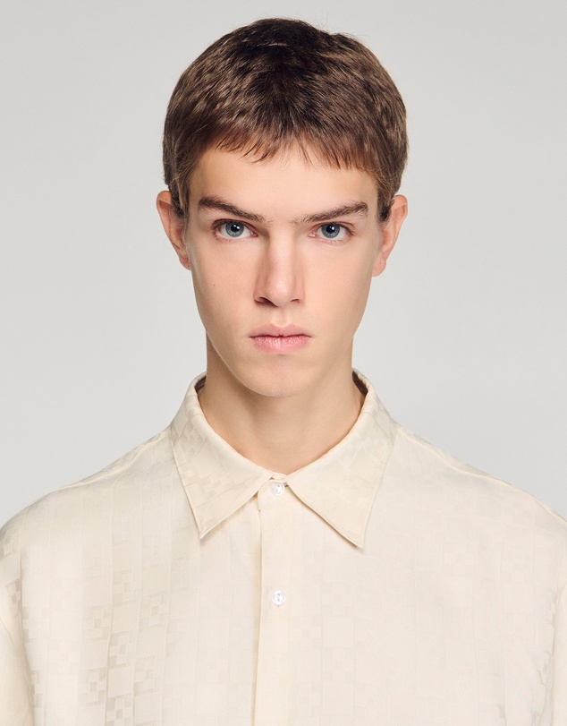 Sandro - Jacquard Cross Mc Shirt