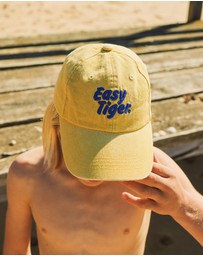 Skwosh - Kids Easy Tiger Cotton Cap in Mustard