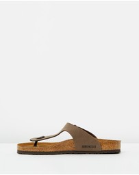 Birkenstock - Unisex Gizeh Birko-Flor Nubuck Regular Sandals