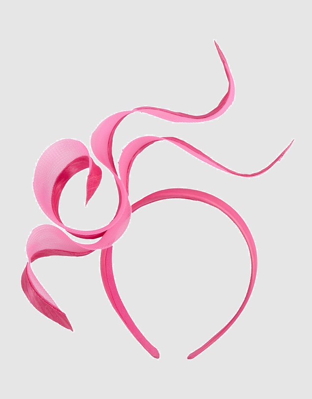 Fillies Collection - Bespoke Sculpted Fuchsia Racing Fascinator