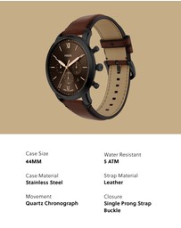 Fossil - Neutra Brown Chronograph Watch