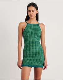 Jag - Kelly Contrast Knit Mini Dress
