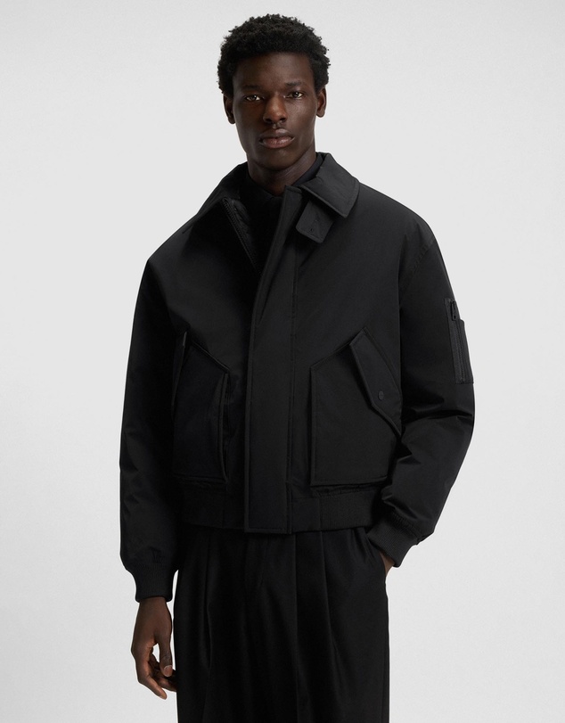 HUGO - Regular-Fit Padded Jacket in Water-Repellent Fabric