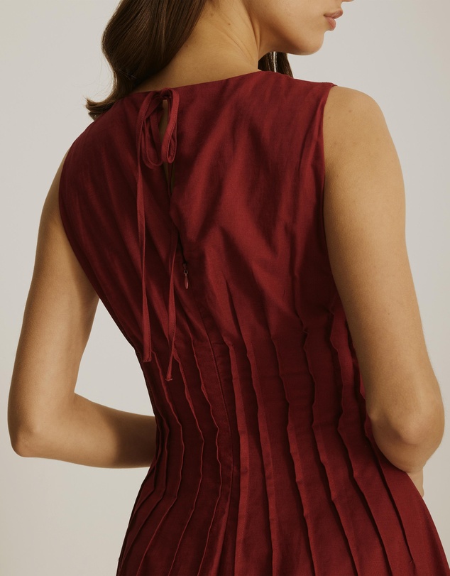 Atmos&Here - Anna Pintuck Maxi Dress