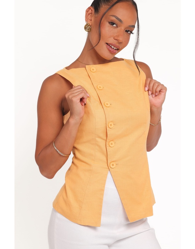 Petal & Pup - Kalyssa Asymmetrical Vest - Mango