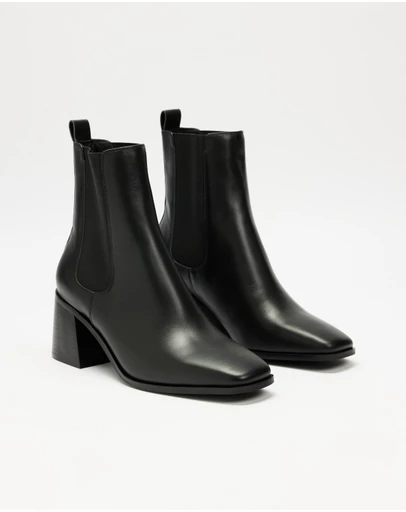 Atmos&Here - Quinn Leather Ankle Boots