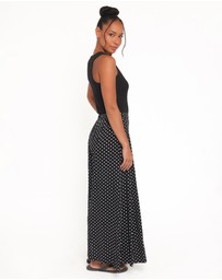 Petal & Pup - Neveah Pant - Black Polka Dot