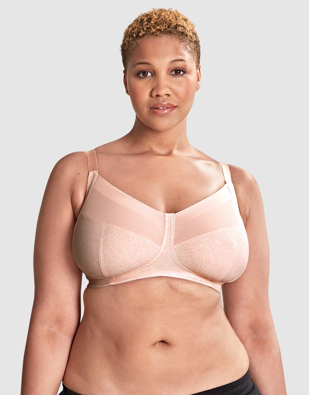 Royce Lingerie - Rosa Wirefree Full Cup Bra with Organic Cotton