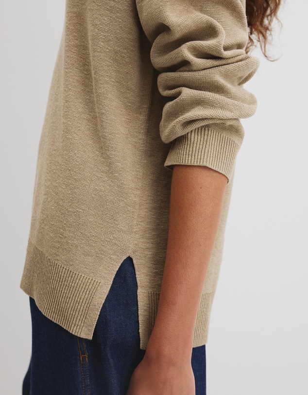 Country Road - Cotton Linen Long Sleeve Knit
