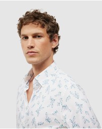 Politix - Javier Bouquet Floral Long Sleeve Printed Shirt