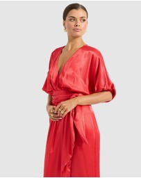 Pasduchas - Quinn Wrap Midi Dress