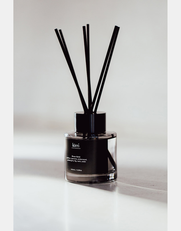 Kirri by Scent Australia Home - Rose Gold Reed Diffuser 100ml Trio + Rose Gold Reed Refill 100ml Trio
