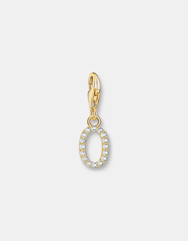 THOMAS SABO - Charm Pendant Letter O Gold Plated
