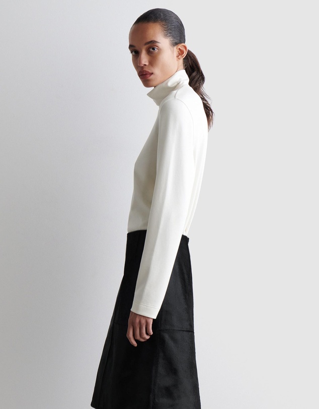 COS - High-Neck Jersey Top
