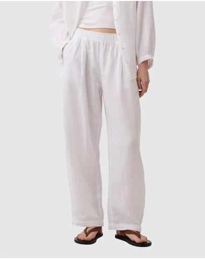 GAP - Gauze Barrel Pants