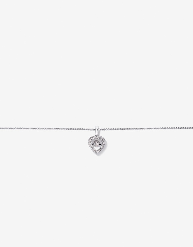 Michael Hill - Lume Lab Heart Pendant with 0.37 Carat TW of Laboratory-Grown Diamonds in Sterling Silver