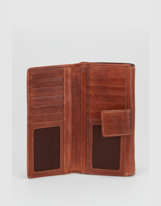 Evity - RFID Maya Leather Large Clutch