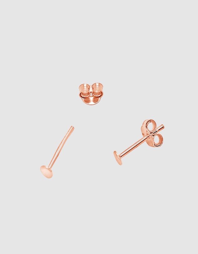 Ichu - Tiny Rose Gold Dot Studs
