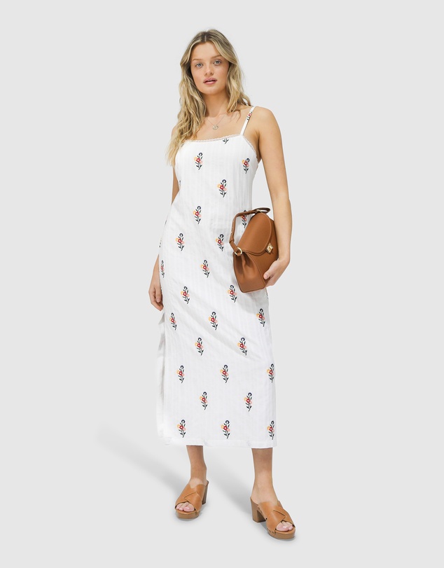 Belle & Bloom - She Blooms Floral Midi Dress