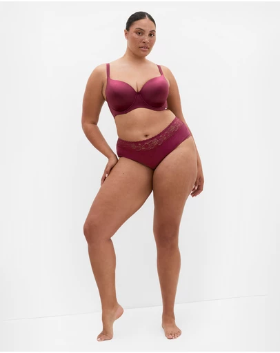 City Chic - Plus size Smooth & Chic T-Shirt Bra - shiraz