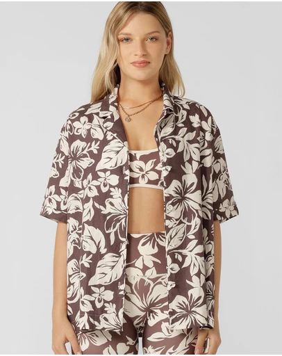 Lorna Jane - Hibiscus Weekend Shirt