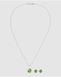 Elli Jewelry - Jewelry Set Crystal 925 Sterling Silver
