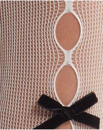 High Heel Jungle - Nevermore Pearl Bow Tights