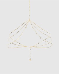 GUESS - Gold-Tone Hashtag Guess Body Chain