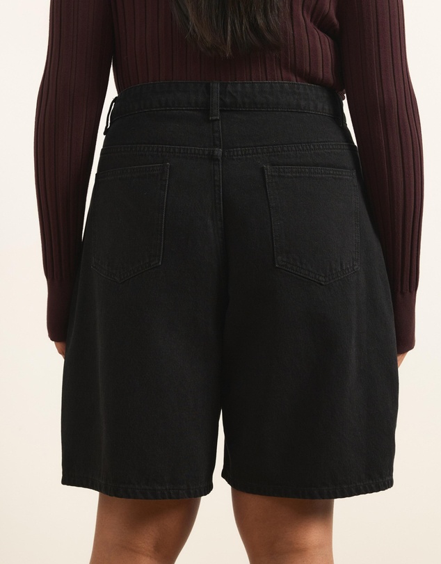 Atmos&Here Curvy - Ada Bermuda Denim Shorts